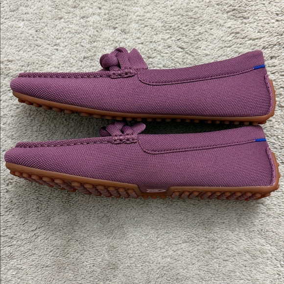 Rothy’s The Braid Driver Loafer Slip On Flats Size 10 Purple Mauve - Picture 5 of 7